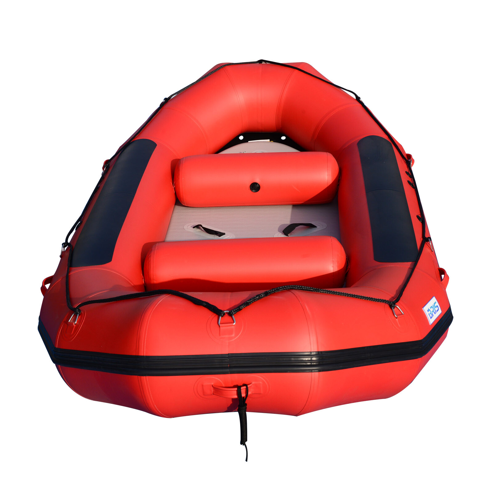 BRIS 13ft Inflatable River Raft 6 Person White Water Rescue Raft FloatingTubes