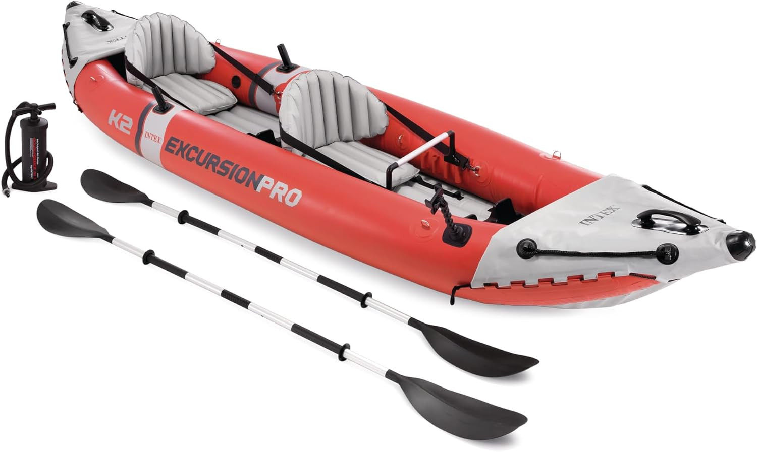 INTEX 68309EP Excursion Pro K2 Inflatable Kayak Set: Includes Deluxe 86In Kayak
