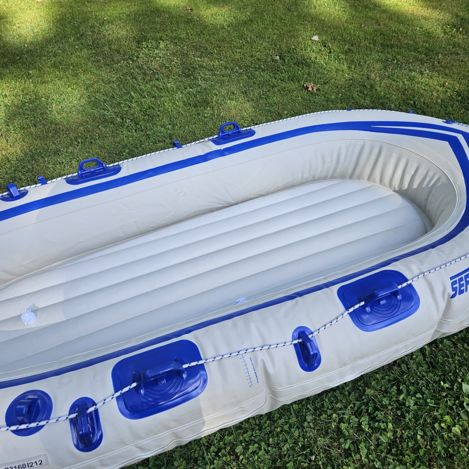 Sea Eagle SE8 Inflatable Boat 9 foot Inflatable Fishing Raft