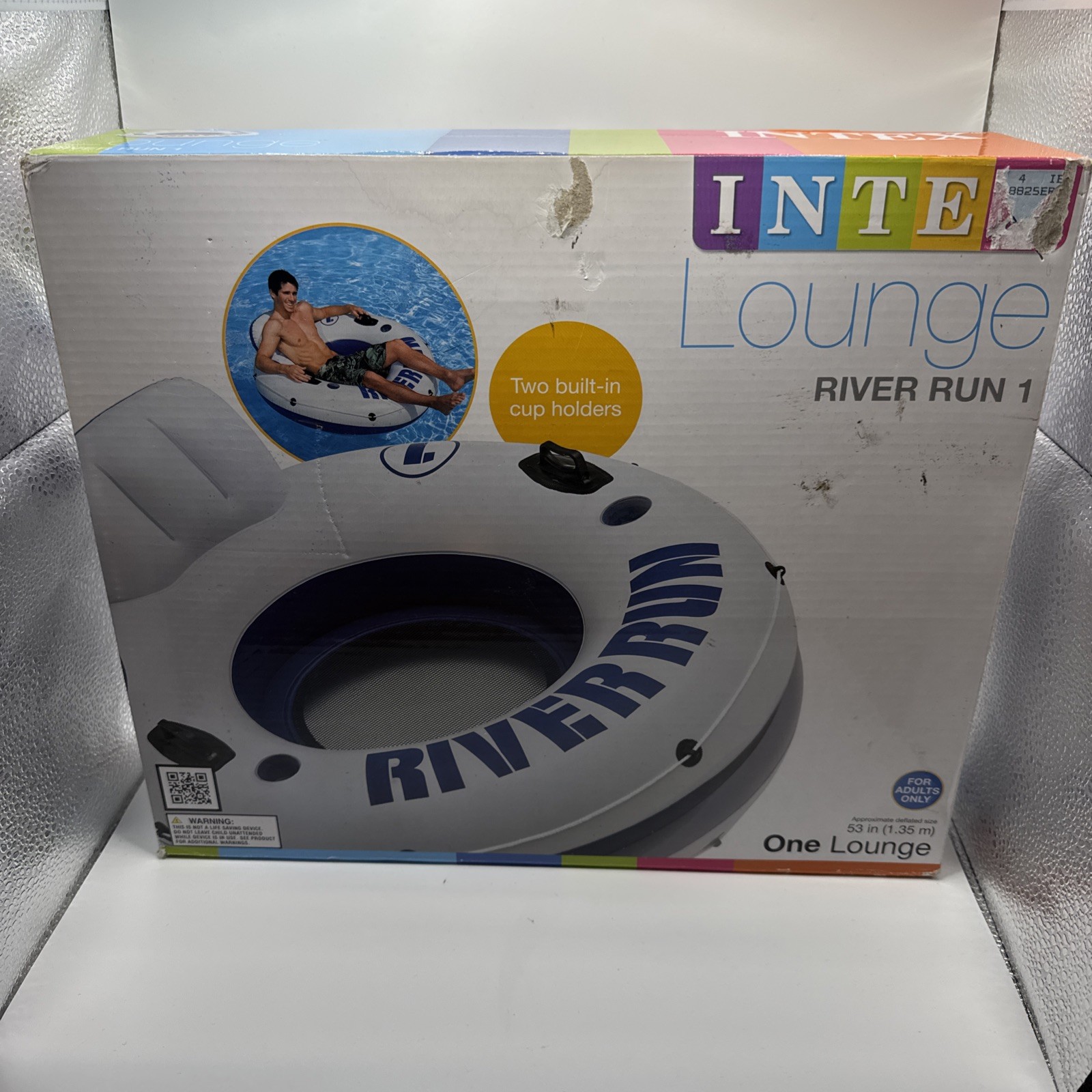 Intex River Run I Inflatable Water Float Sport Lake Pool Lounge 53 inch New