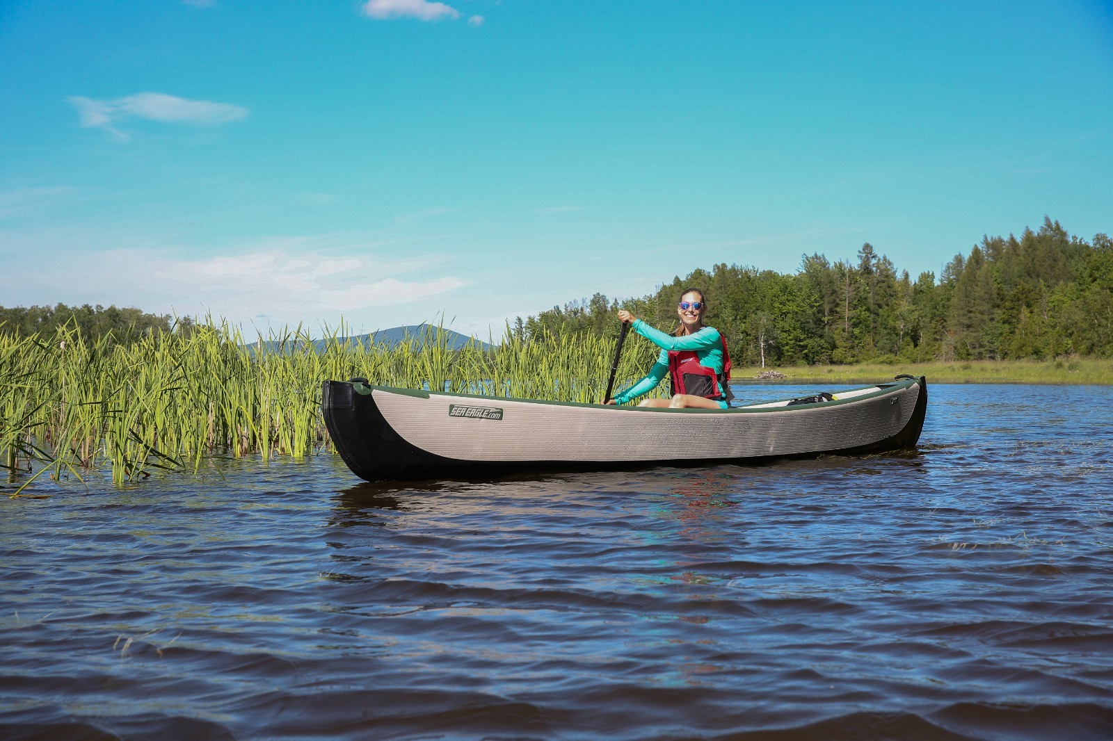 Sea Eagle Inflatable Travel Canoe 16ft 2-Person Package – FREE S&H, 3 Yr Warrant