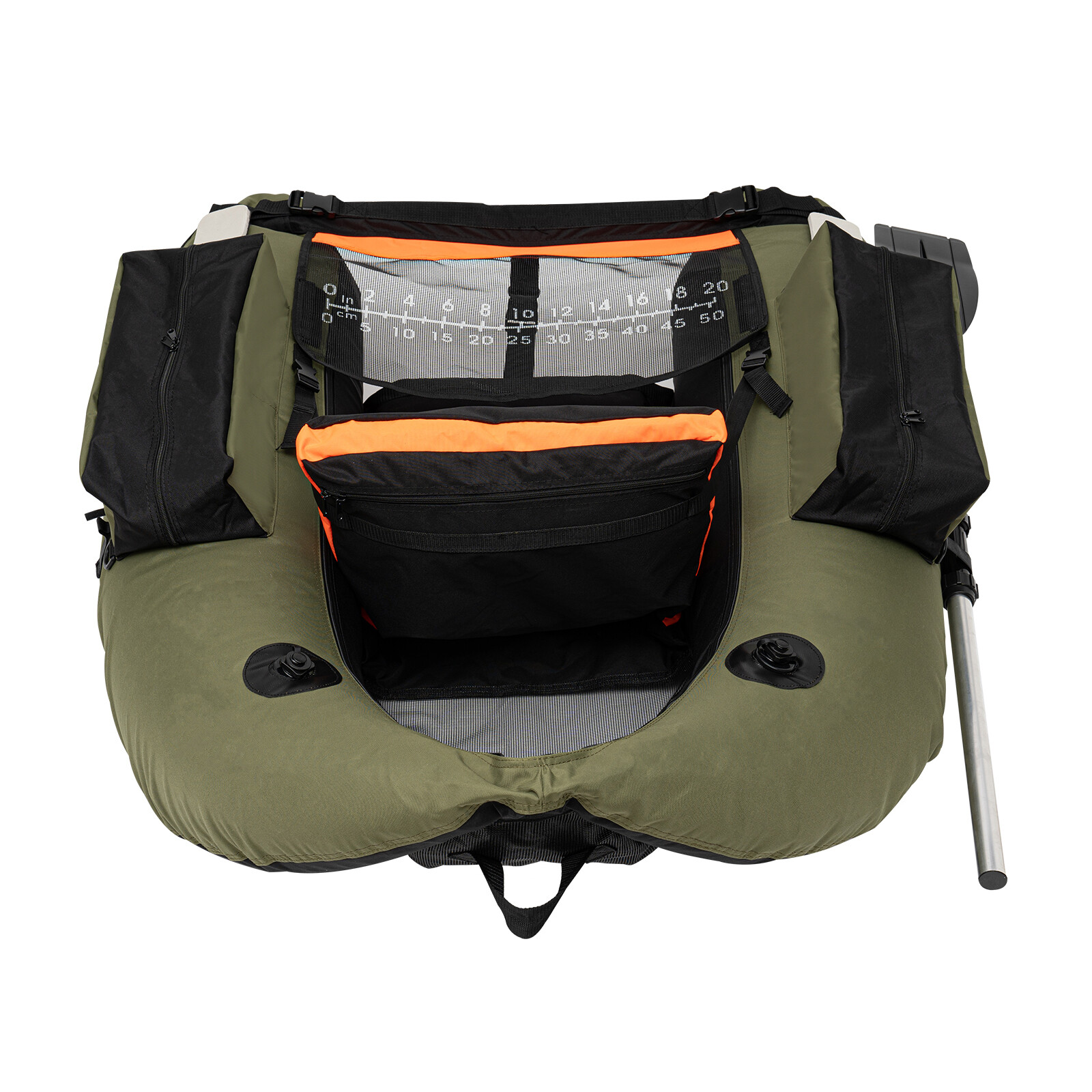 Portable Inflatable Boat Fishing Boat Raft Sport Outdoor Backrest Adjustable