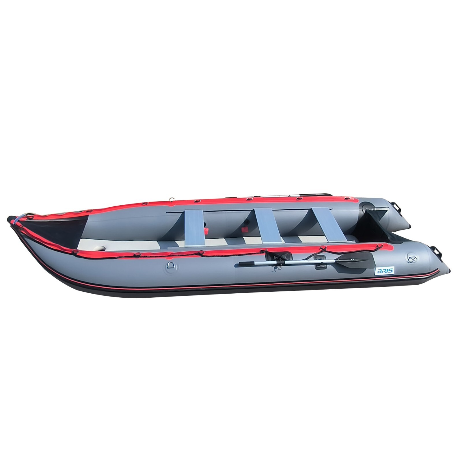 BRIS 14.5Ft Heavy Duty Inflatable Kayak Boat Tender Inflatable Canoe Dinghy