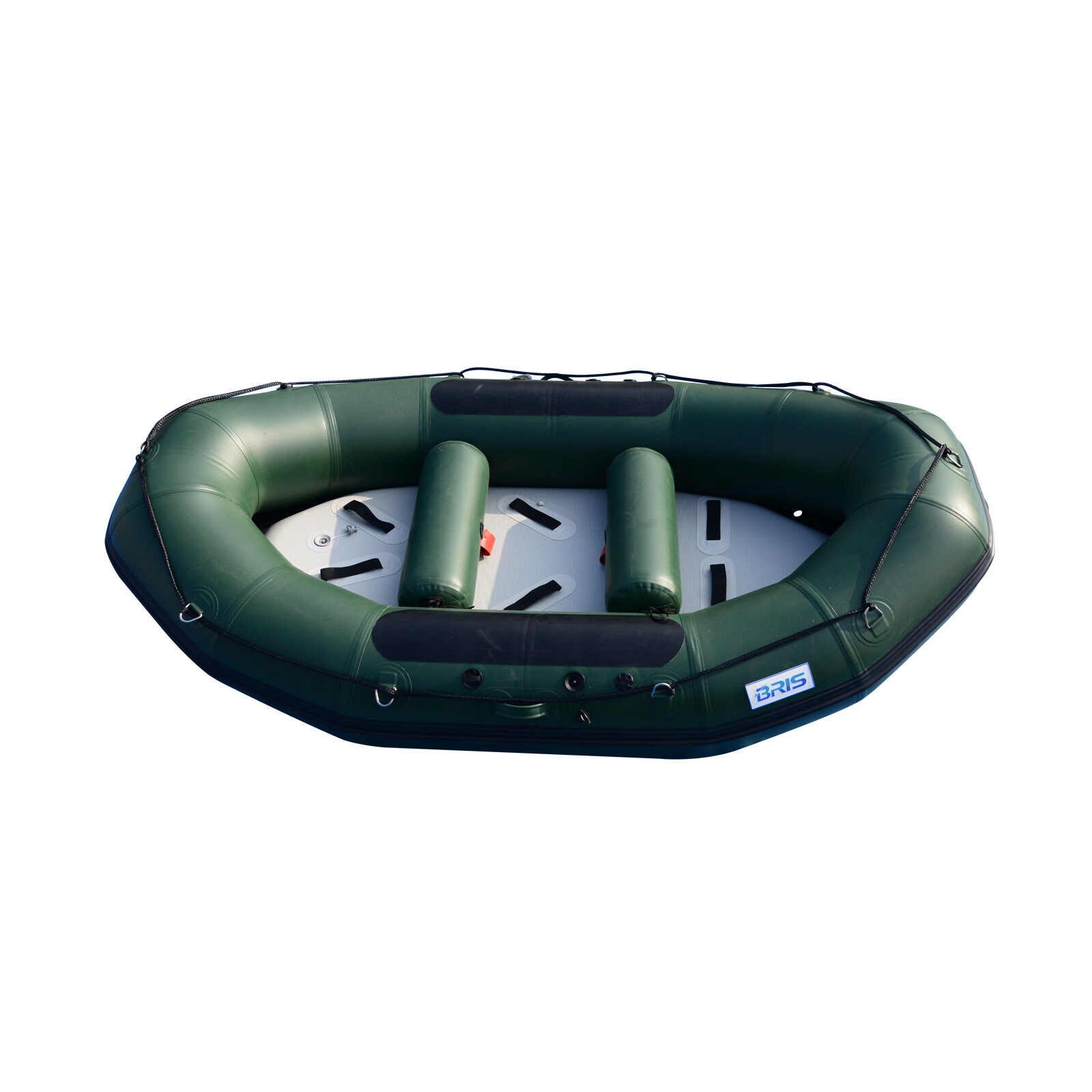 BRIS 9.8ft Inflatable White Water River Raft 2 Person Self Bailing Raft Dinghy