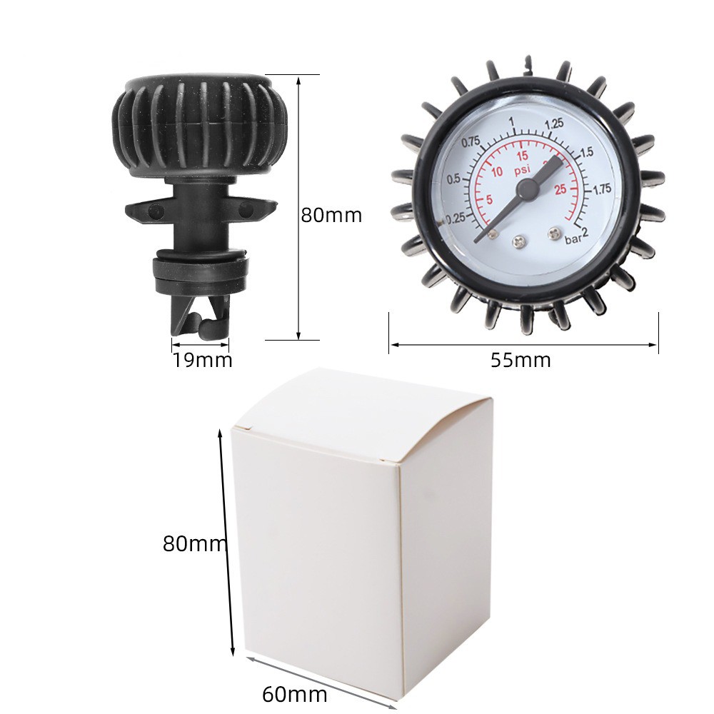 Upgraded High-Performance 30PSI High-Pressure Gauge for Inflatable Boat/SUP Pump