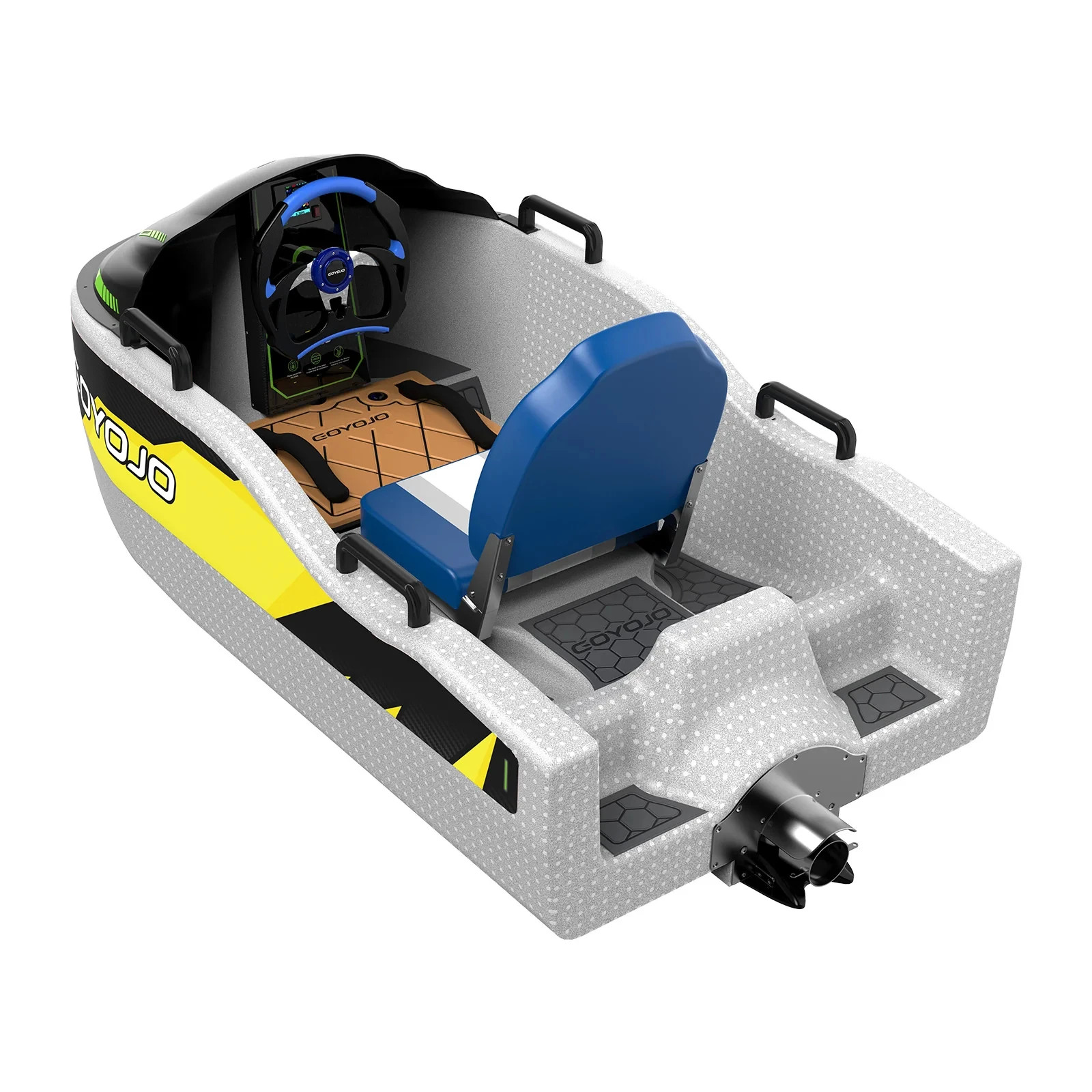 GOYOJO Electric Go-kart Boat Electric Boat Outdoor Water Sports Power Boat Motor