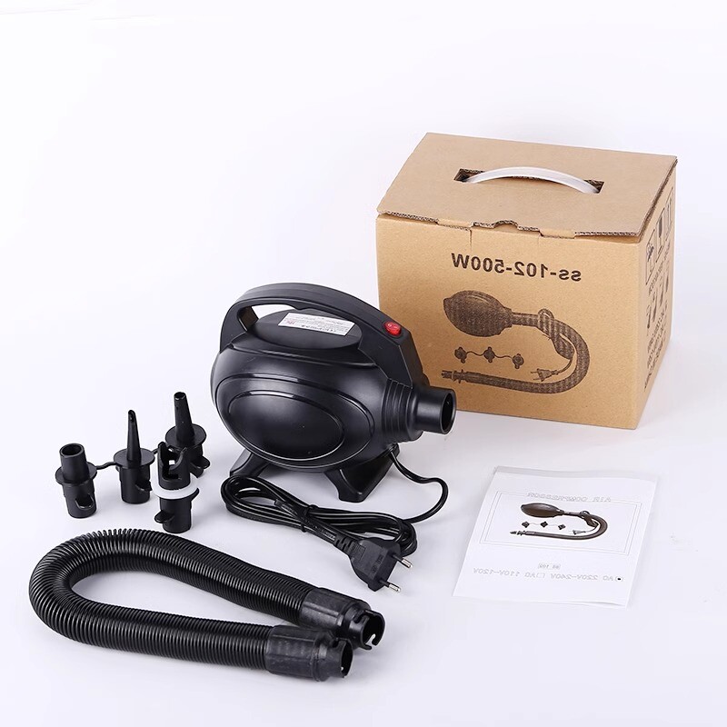 1200W Electric Inflatable Pump Bed Rubber Boat Air Pumping Pool Air Pumping Pump