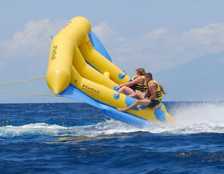 Inflatable Fly Fish Towable Banana Boat Tube For water sports Game Stimulation