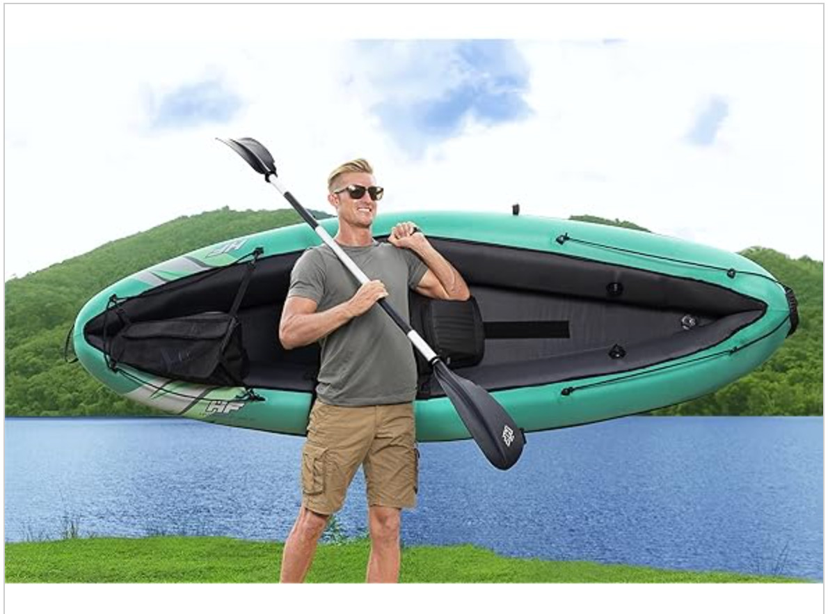Bestway Hydro-Force 1-Person Ventura Elite Inflatable Kayak Set X1 – Sealed