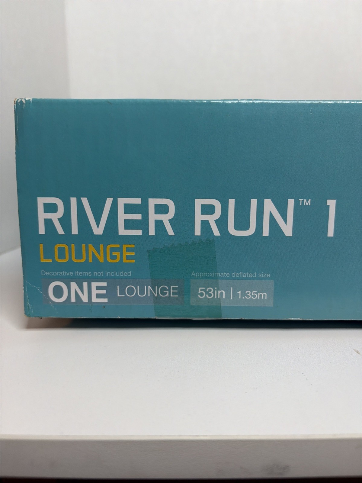 Intex River Run I Sport Lounge Inflatable Water Float 53inch