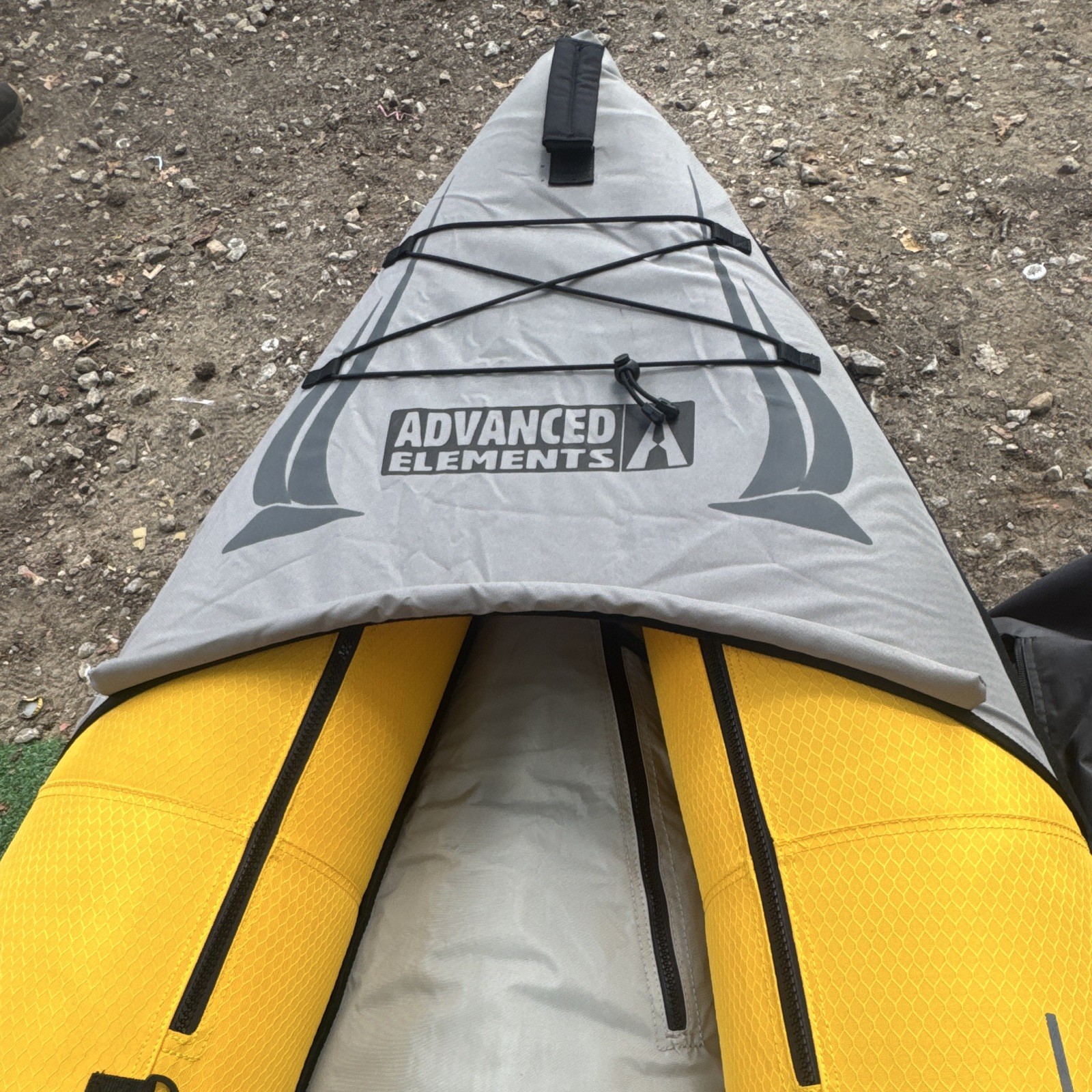 Advanced Elements Island Voyage 2 Inflatable Kayak Yellow/Gray AE3032-Y