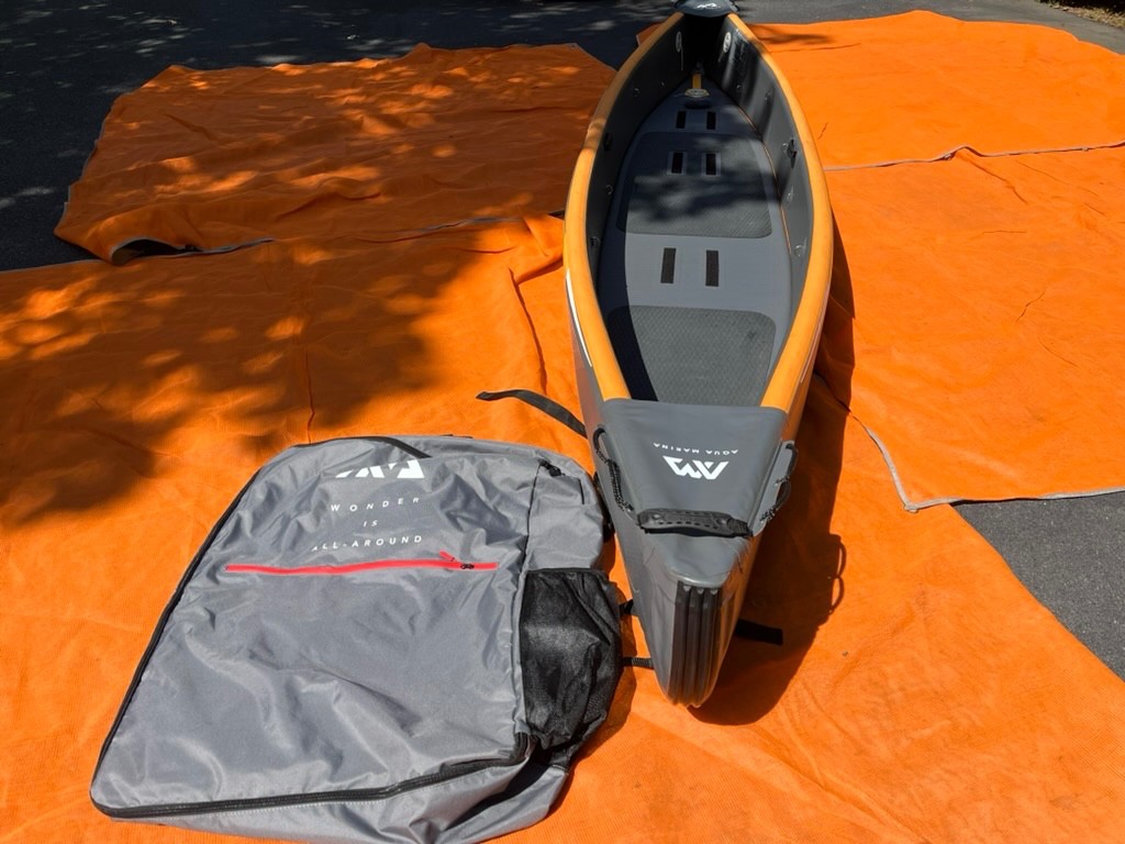 Inflatable Canoe – Aqua Marina Tomahawk AIR-C 15’8″ 3-person canoe