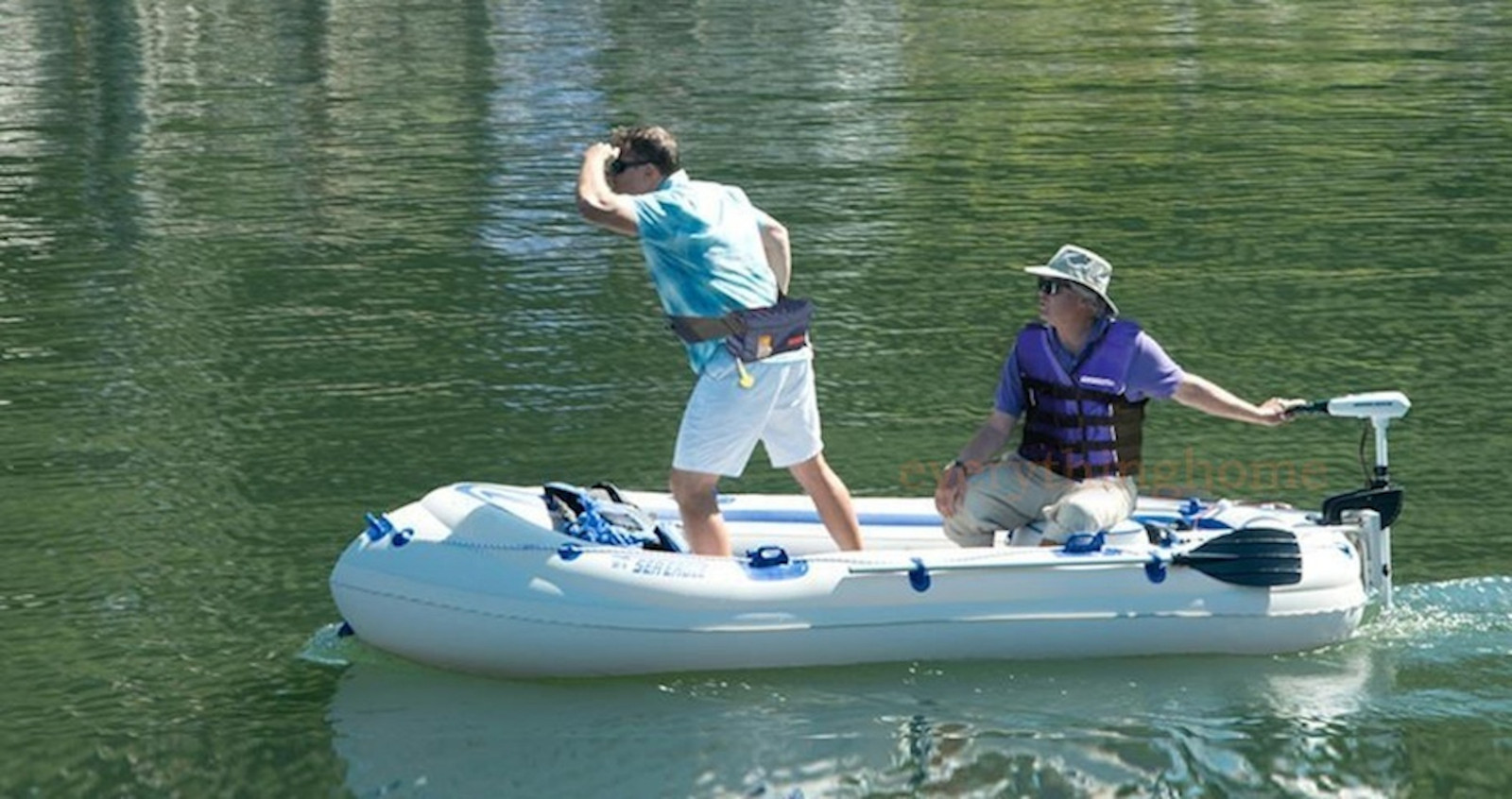 Sea Eagle SE9 Fisherman’s Dream Pkg Inflatable Motor Mount Boat – Free Shipping!