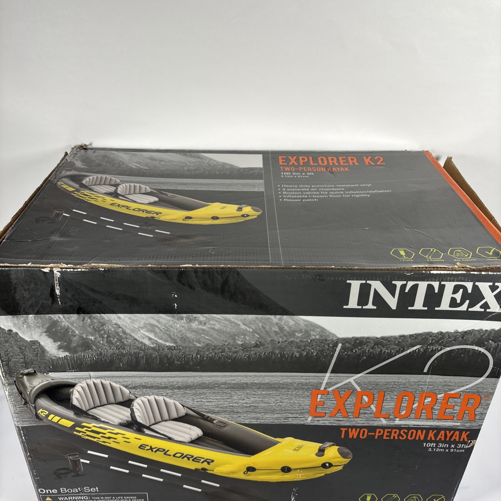 Intex Explorer K2 Inflatable Kayak – 2 Person