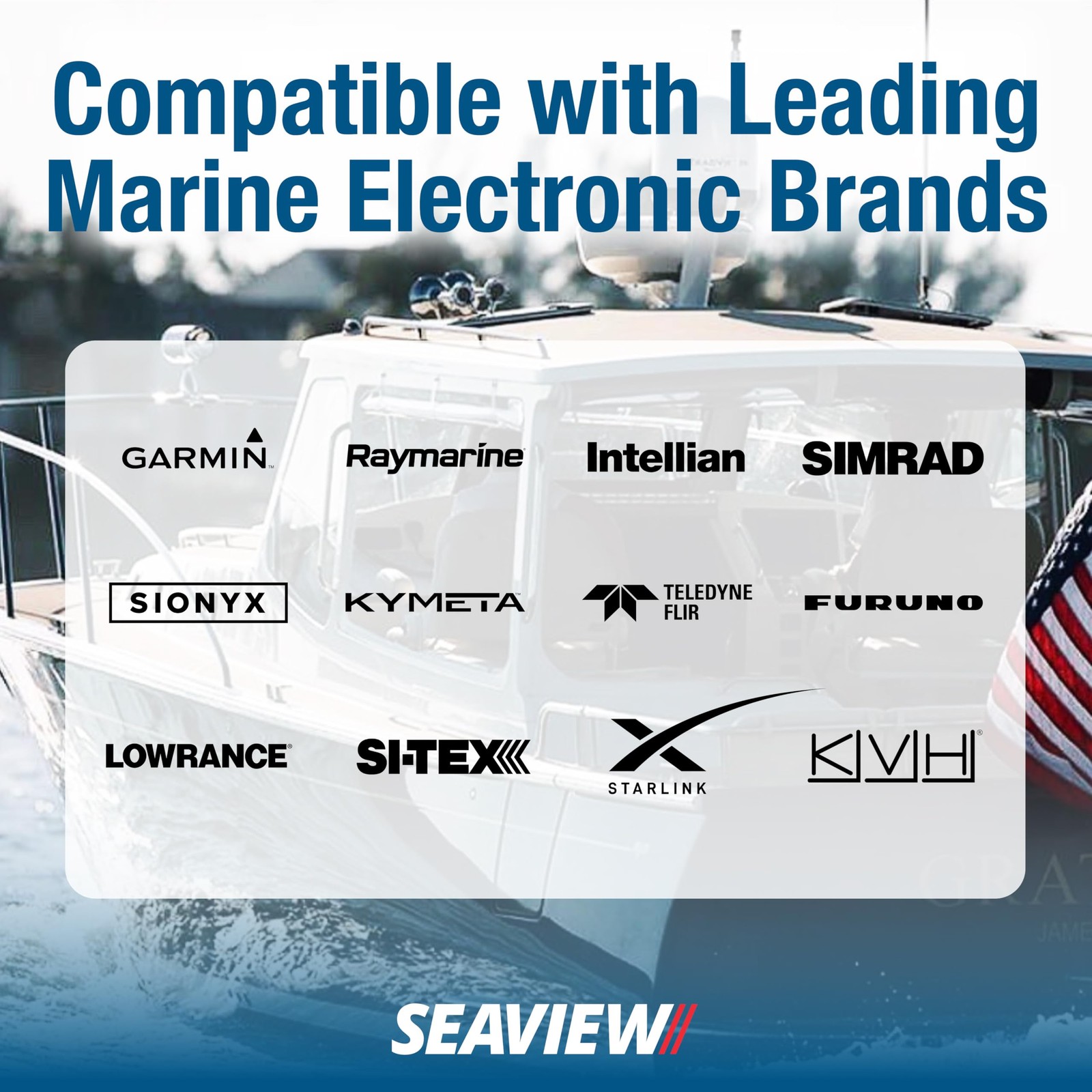Seaview Multi-Cable Rectangle Cable Gland Marine Grade Waterproof Cable Pass