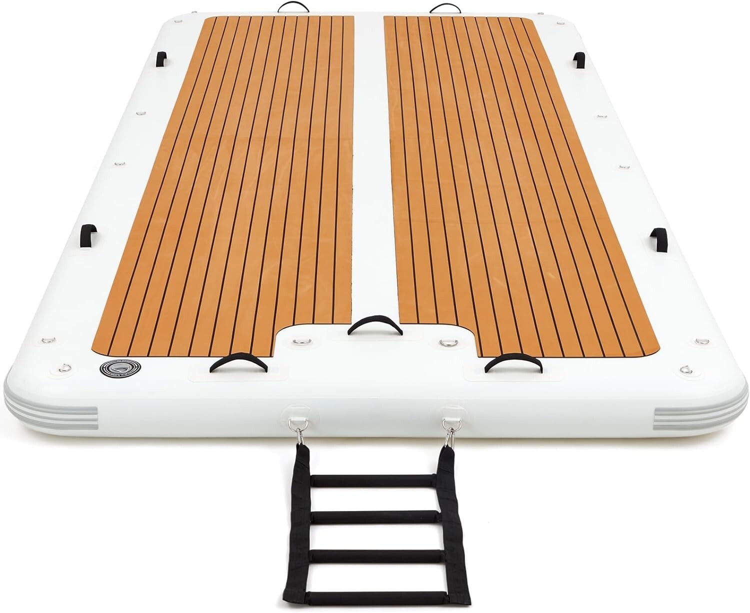 15’x6.5′ Floating Dock: Instant Party Platform for 15 Electric Pump for 1-Min