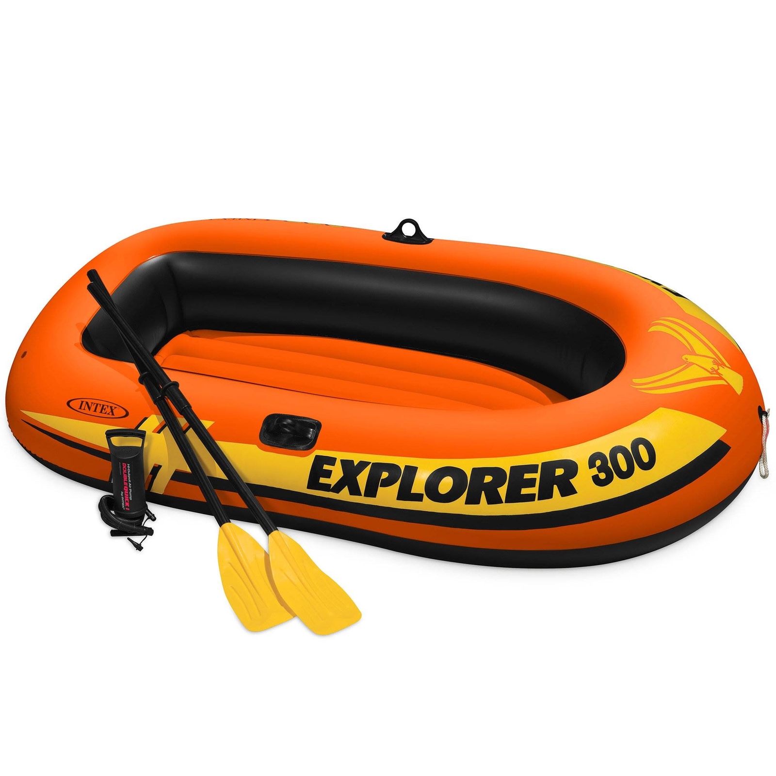 Intex Explorer 300 Compact Inflatable Three Person Raft Boat 58332EP (Open Box)