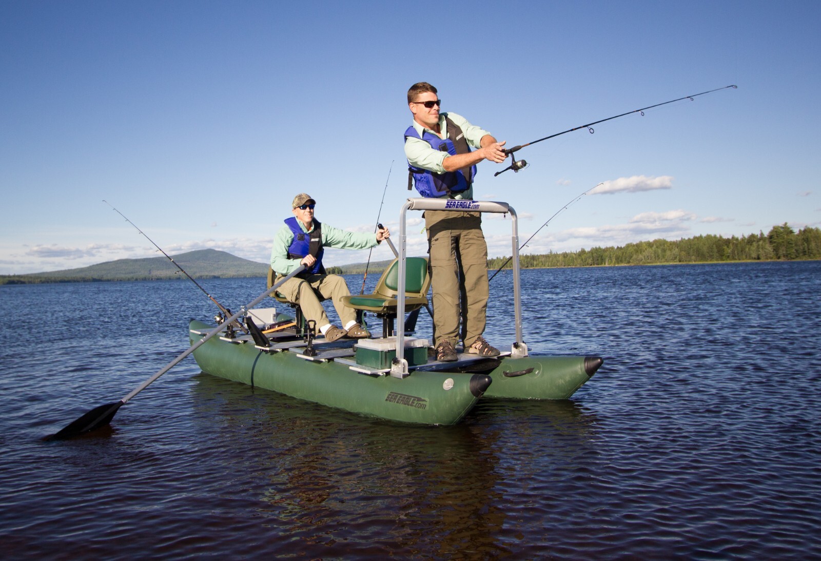 Sea Eagle 375fc FoldCat 2 Man Inflatable Fishing Boat – FREE S&H, 3 YR WARRANTY