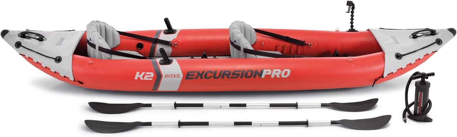 Intex 68309EP Excursion Pro K2 Inflatable Kayak Set: Includes Deluxe 86In Kayak