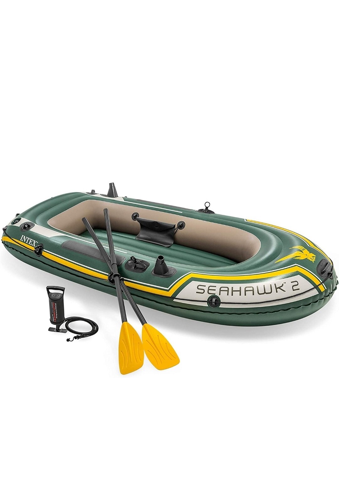 Intex Seahawk 2 Two-Person Inflatable Boat, 93 In. X 45 In. X 16 In.