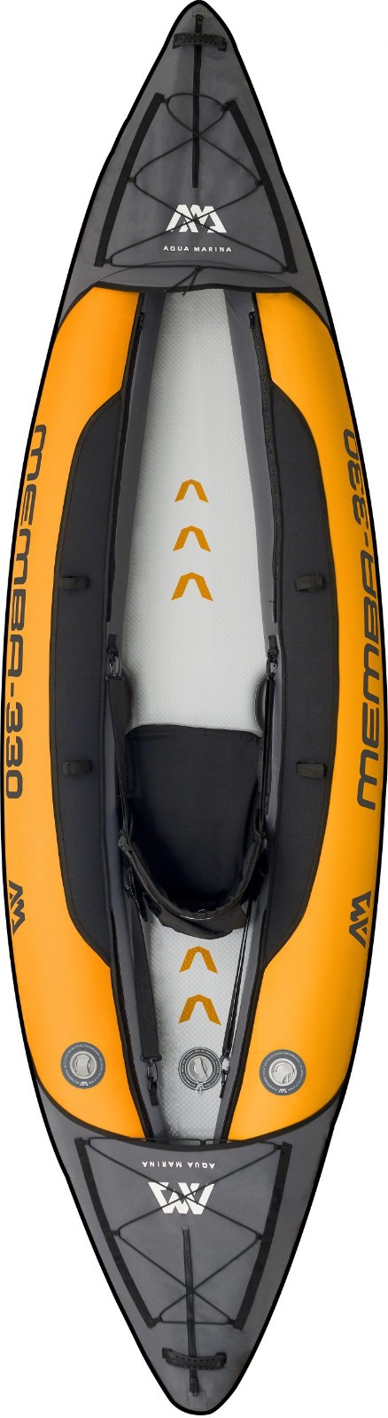 Aqua Marina 10’10» Memba-330 Recreational Inflatable Kayak, 1-person, w/ paddles