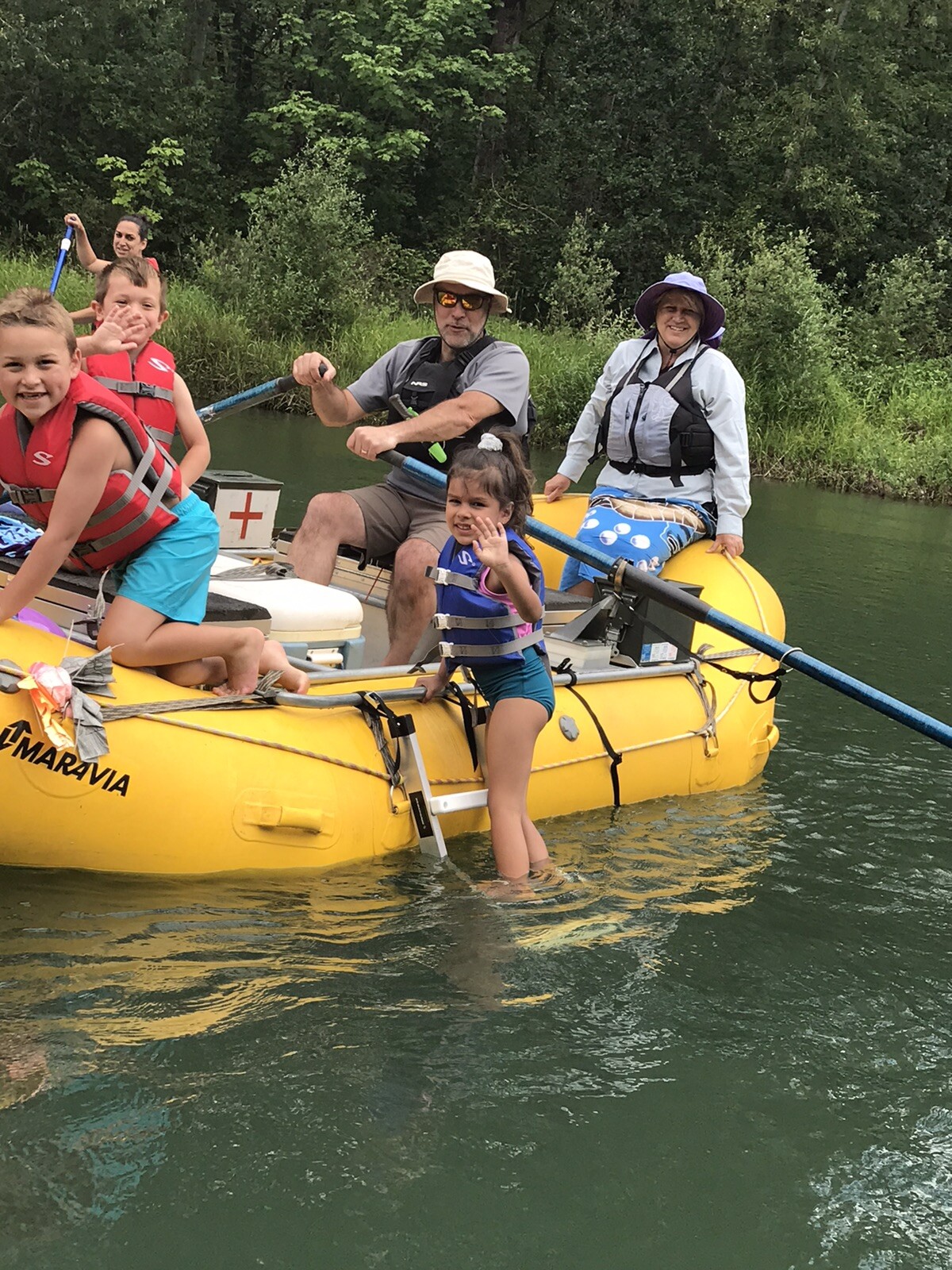 Aluminum Raft Ladder. (whitewater, Kayak, boat, outdoor Gear, Rafting)