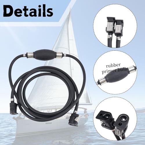 Boat Marine 1/4 Inch 6MM 7.5 FT 6Y1-24306-55 Fuel 1/4 Inch 6MM Fuel line kit