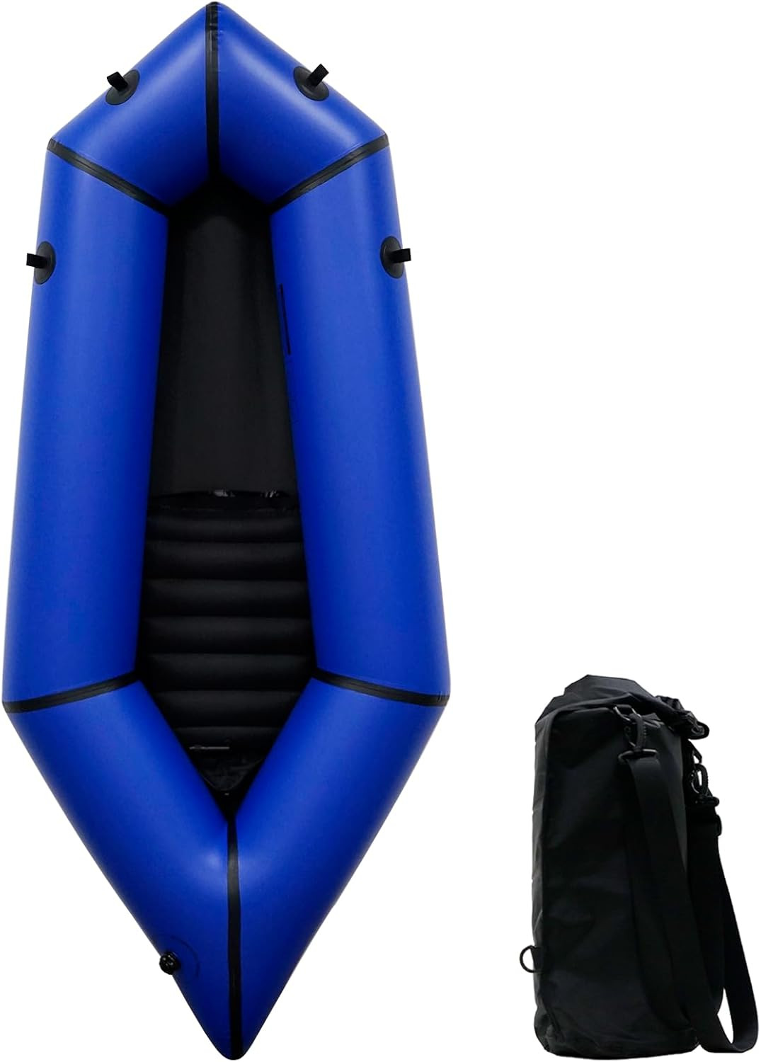 Lightweight Packrafts, TPU Inflatable Packraft for Flat Water Rafting Camping Tr