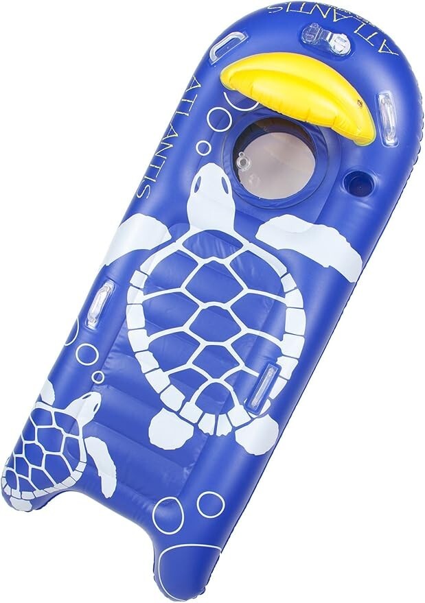Sea Window Atlantis – Snorkeling Raft with Video Mount and Cupholder