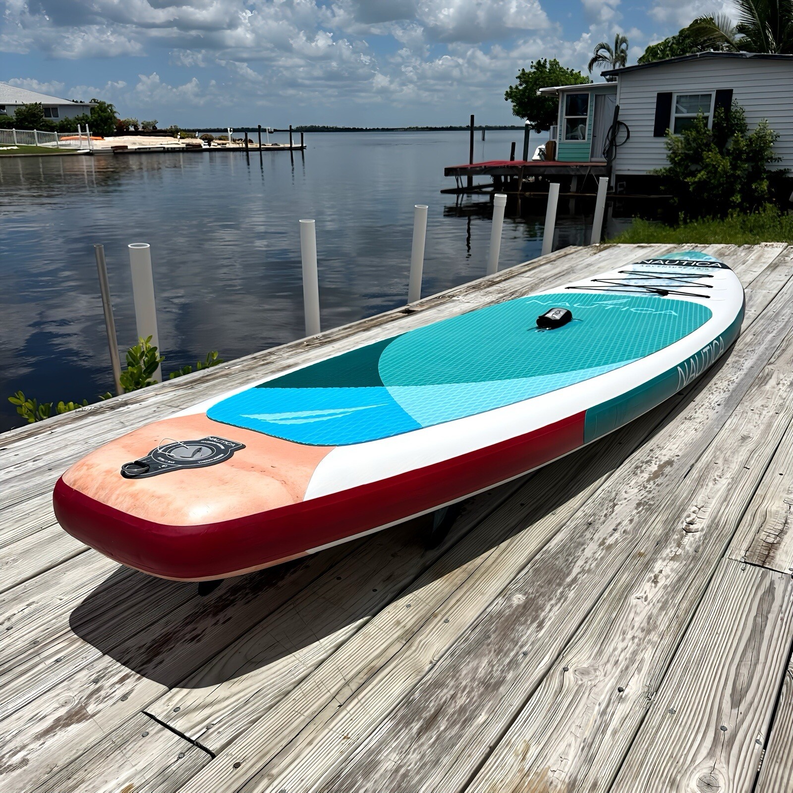 Nautica Adventure 10’6” Inflatable SUP Paddle Board | 33” Wide 325lb w/ Pump