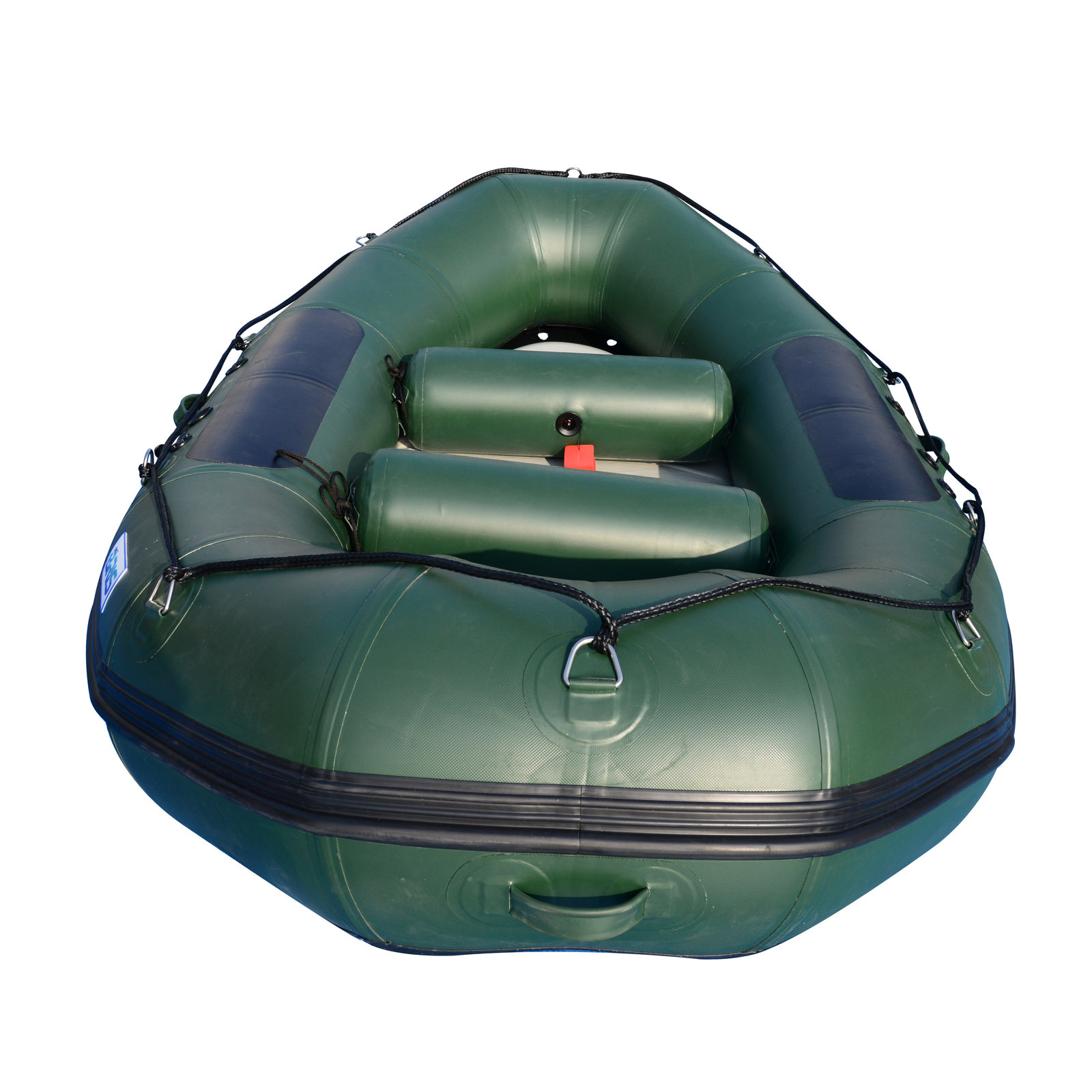 BRIS 9.8ft Inflatable White Water River Raft 2 Person Self Bailing Raft Dinghy