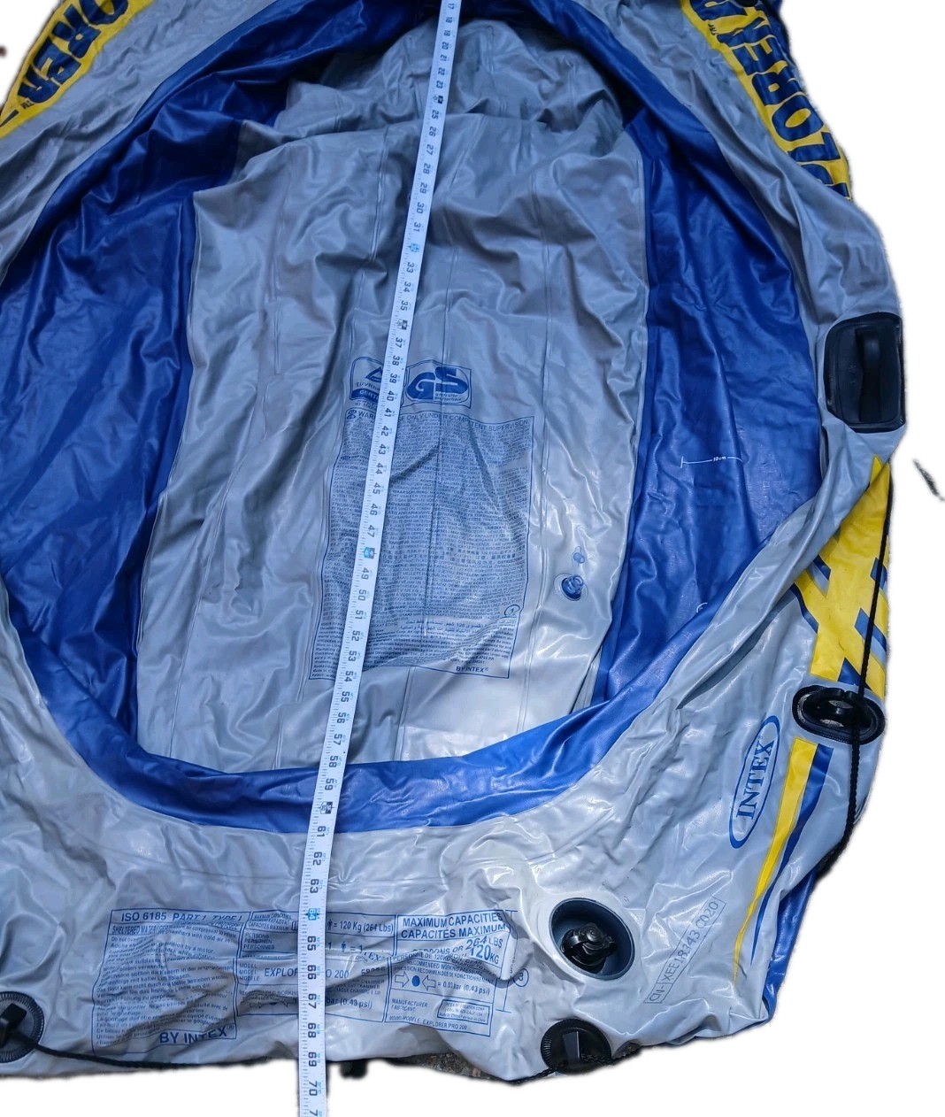 Intex Explorer Pro Inflatable Boat 2-Person 264 lb