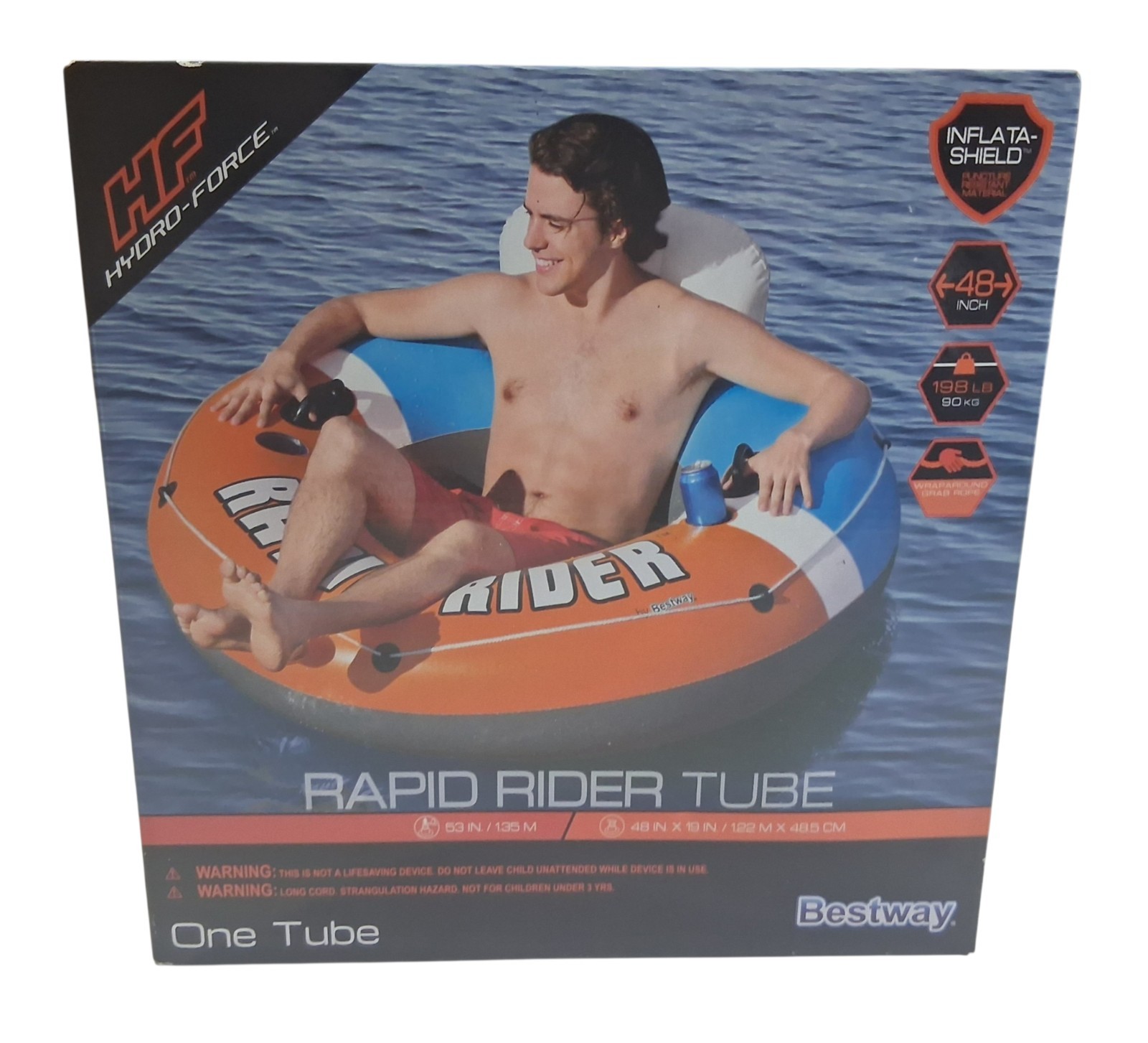 Bestway 48 Inch River Tube Float Inflatable Big Size Rapid Rider Hydro Force New