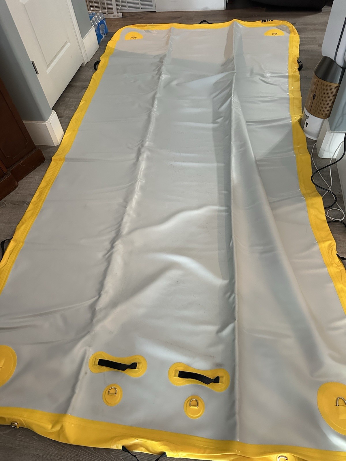 12’ X 6’ Inflatable Floating Dock Platform YELLOW