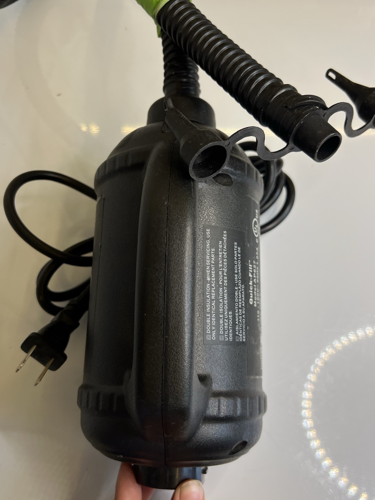 Ozark Trail Inflatable Volume Air Pump W/ Hose 110v