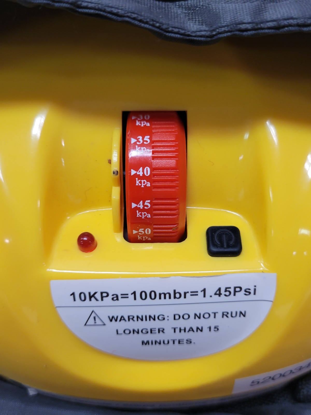 Inflatable Boat High Pressure Electric Air Pump 80KPA 12V DC GP80