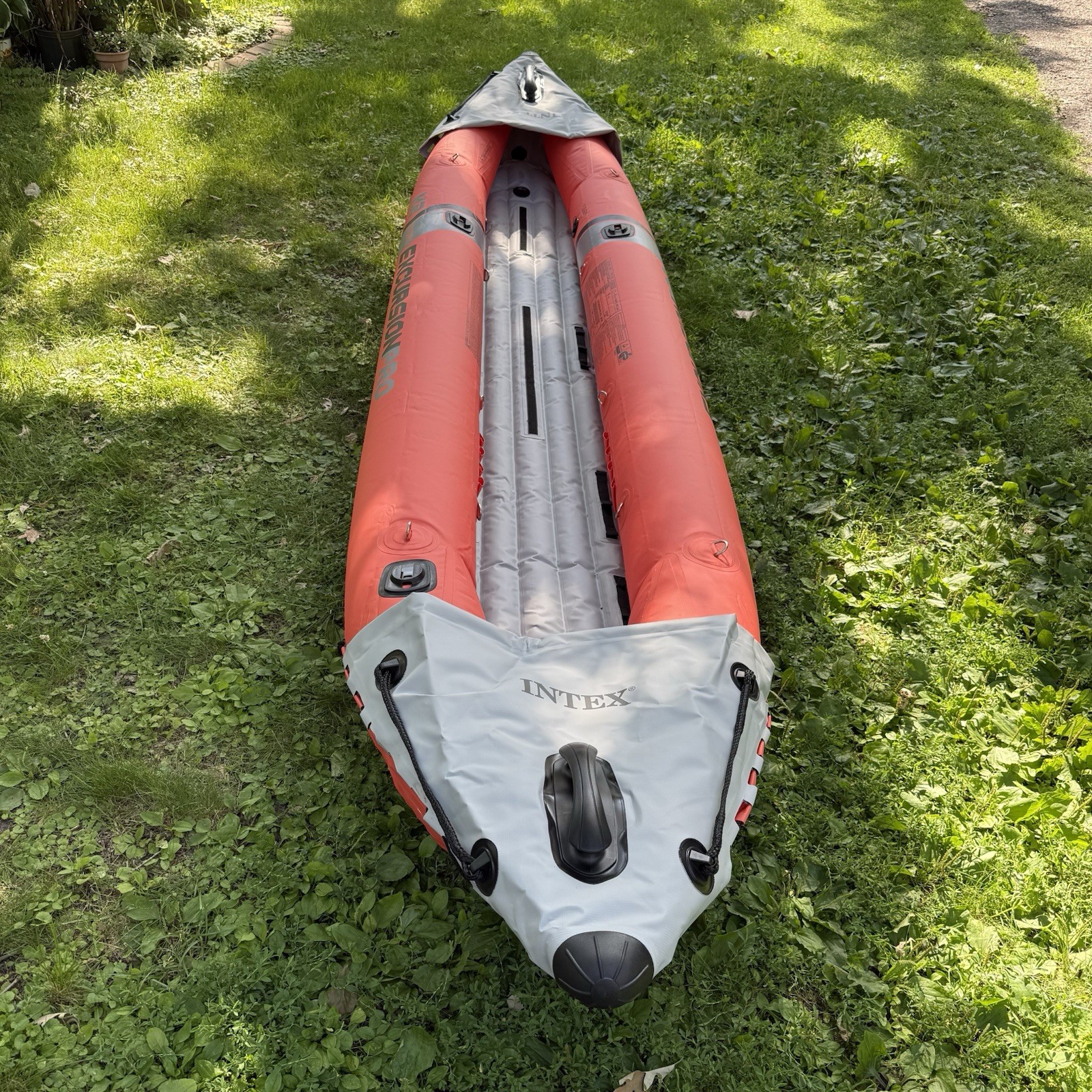 Intex Excursion Pro K2 Inflatable Kayak 2-Person Fishing Boat Orange – Hull Only