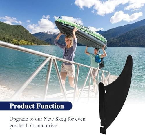 Skeg Fin Rudder for Intex Inflatable Kayaks – Standard Directional Fin, Fits K1