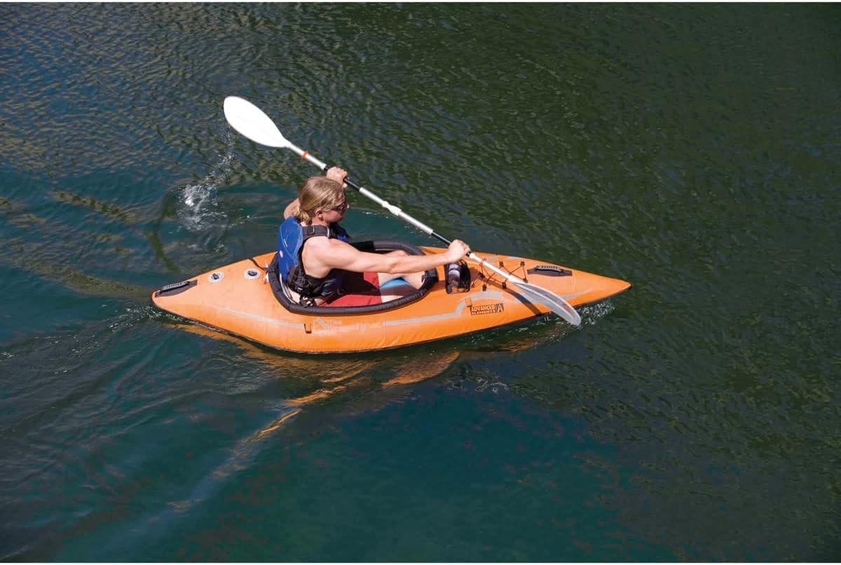 Durable Lagoon1 Inflatable Kayak: 250 lb Capacity & Quick Setup for Adventurers