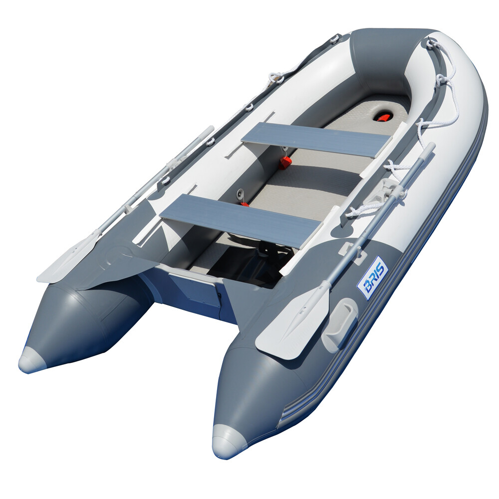 BRIS 9.8 ft Inflatable Boat Dinghy Yacht Tender Fishing Raft Pontoon W/Air Floor