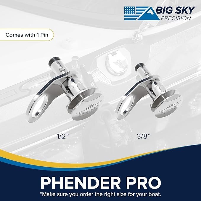 Phender Pro – 1/2 Quick-Release Fender Set Ergonomic Design 316 Stainless Steel