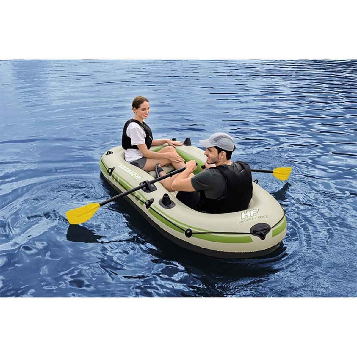 Hydro-Force Voyager X2 Inflatable Raft Set w/ Paddles Pump & Rope 7’7 Brand New