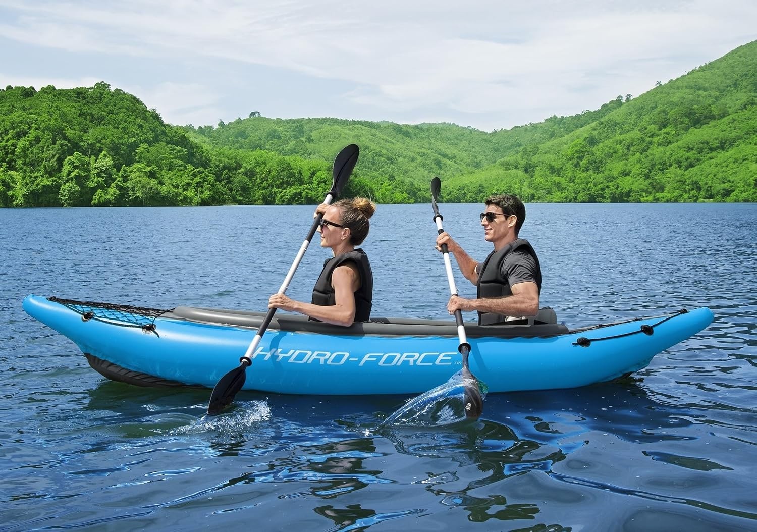 Bestway Hydro Force Inflatable Kayak Set | Includes Seat, Paddle, Hand Pump, Sto
