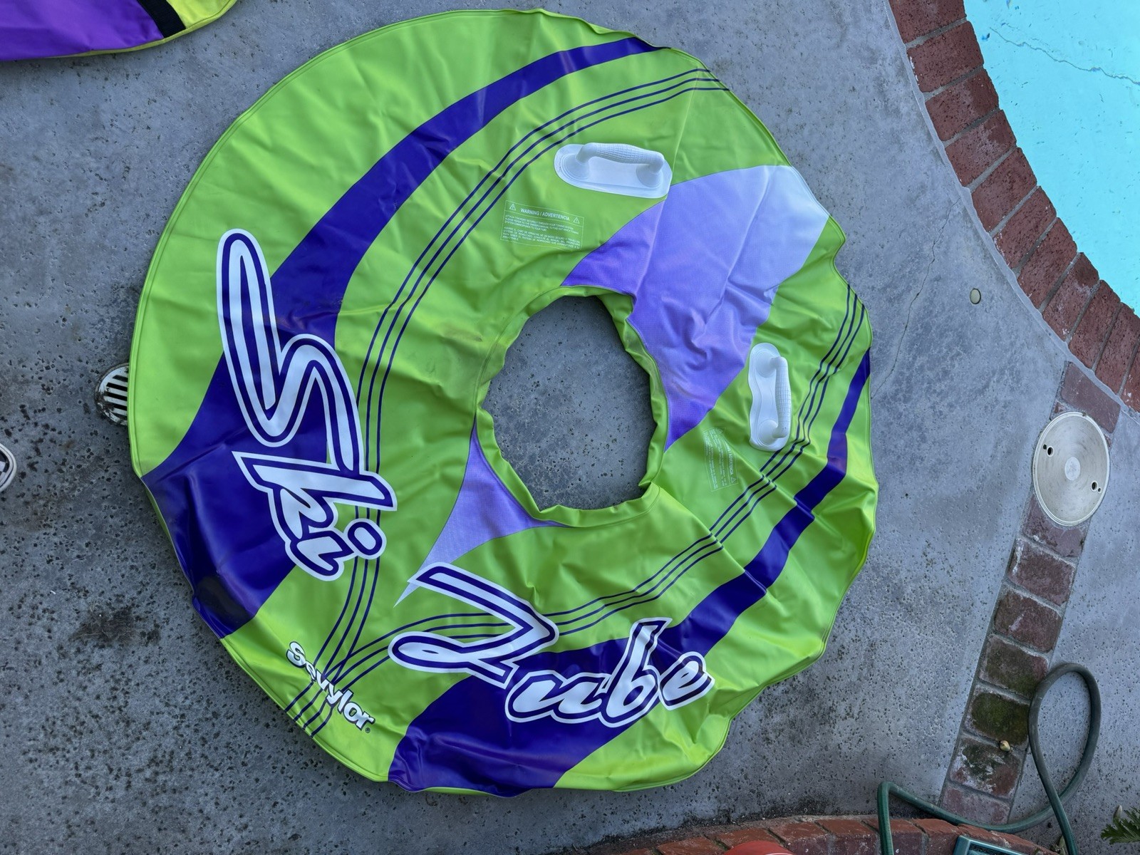 Sevylor Ski Tube with Strap ST1000T 54” 2 Handles Heavy PVC Durable Construction