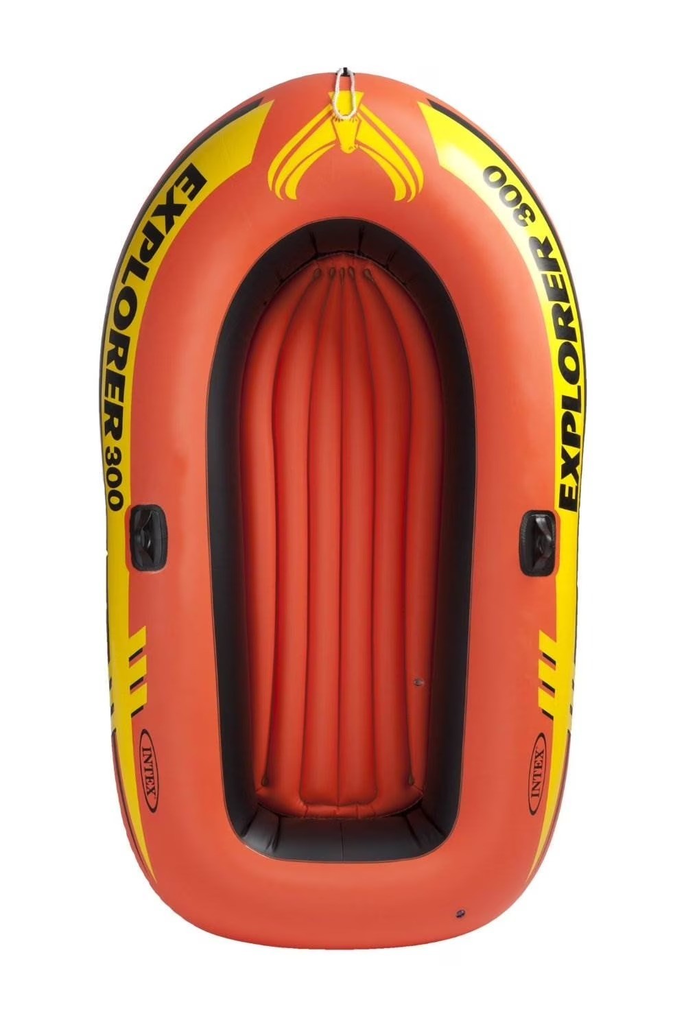 Intex Explorer 300 Compact Inflatable 3 Person Raft Boat w/ Pump & Oars