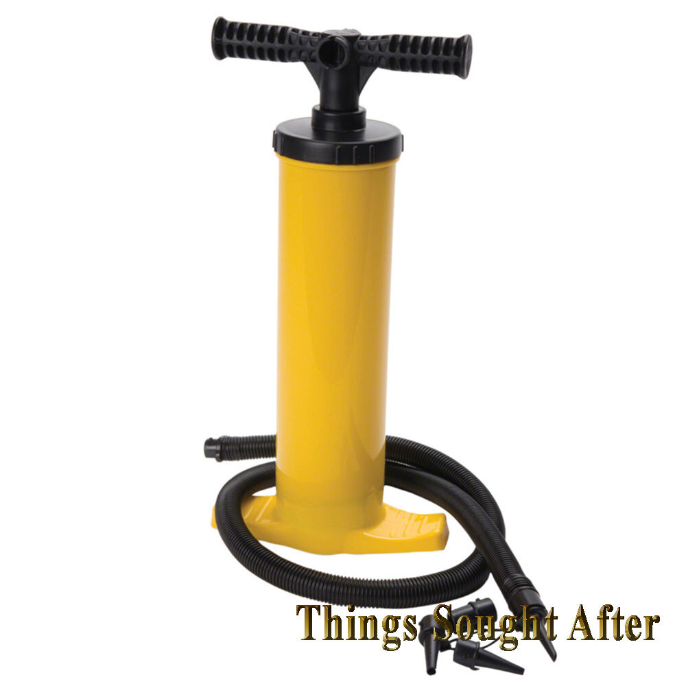 Double Action Air Hand Pump for Inflatable Pontoon Boat Float Tube Pool Mattress