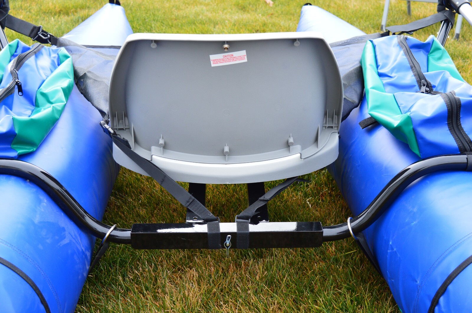 NOS San Juan by JW Outfitters 8 Foot One-Man Pontoon Boat with Oars