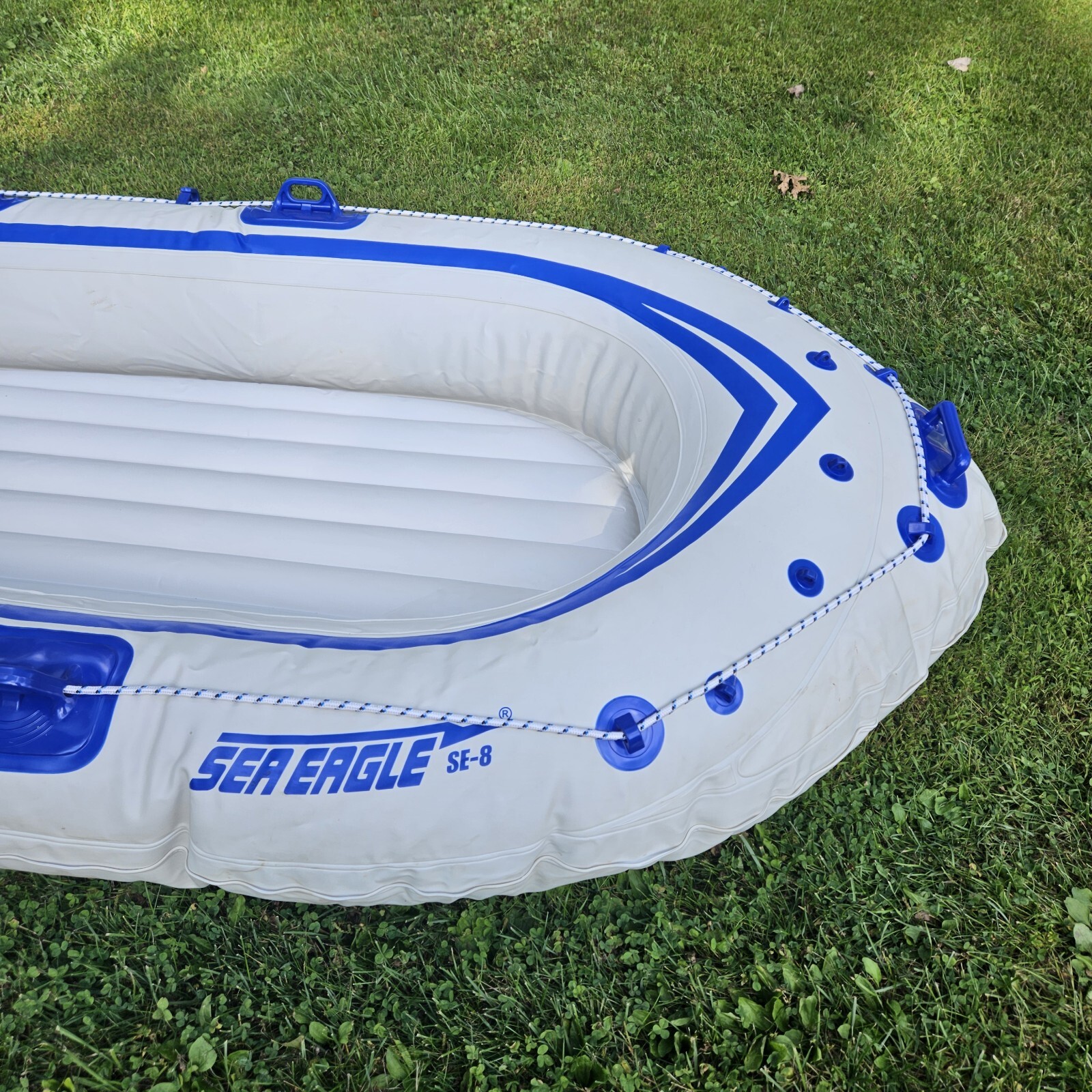 Sea Eagle SE8 Inflatable Boat 9 foot Inflatable Fishing Raft