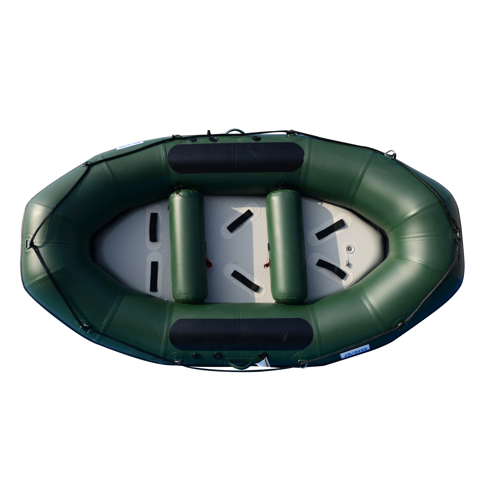 BRIS 9.8ft Inflatable White Water River Raft 2 Person Self Bailing Raft Dinghy