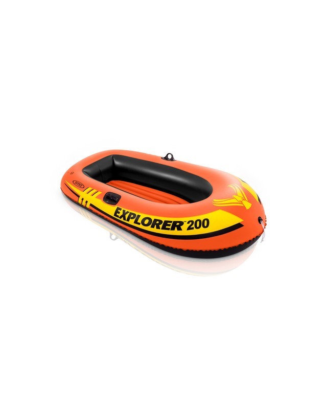 INTEX Explorer 2-Person Inflatable Boat, Oar Locks Dual Air Chambers 200 Series